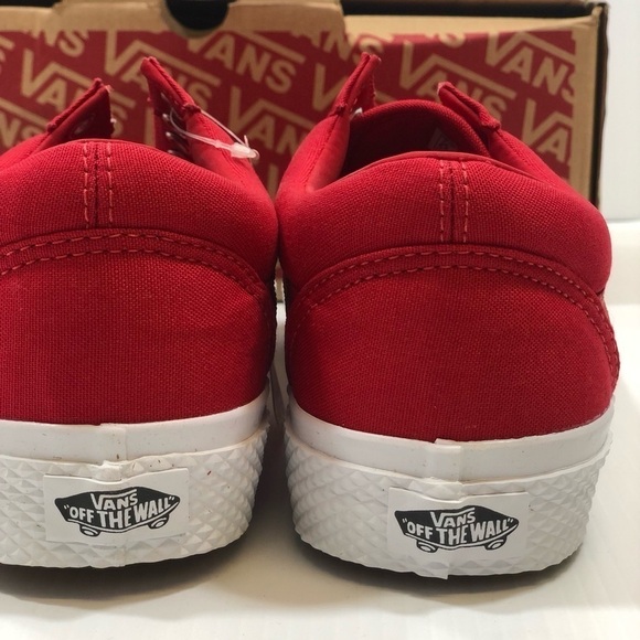 VANS Old Skool waffle Wall Racing Red/true Shoes 9 - Picture 4 of 14